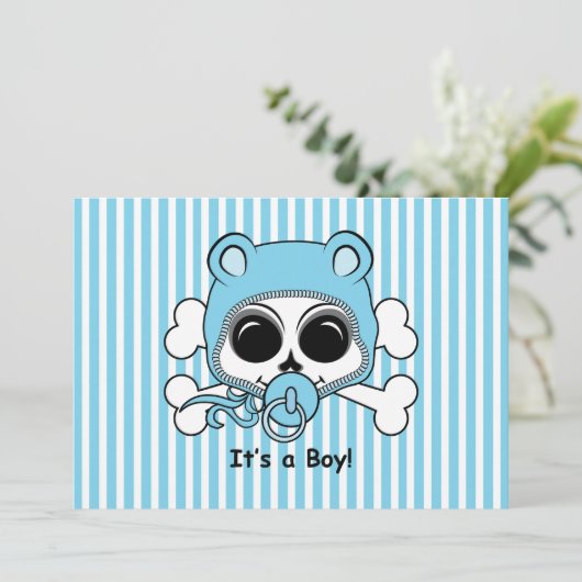 Niedlich Baby Boy Skull (Stehend Vorderseite)