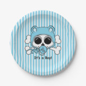 Niedlich Baby Boy Skull Pappteller (Vorderseite)