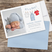 Niedlich Baby Boy Whimsical Simple Denim Blue Clot