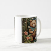 Niedlich Baby Brown Bear William Morris Inspiriert Kaffeetasse (VorderseiteRechts)
