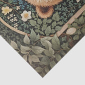 Niedlich Baby Brown Bear William Morris Inspiriert Seidenpapier (Detail)