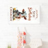 Niedlich Baby Brown Cow Banner (Insitu)