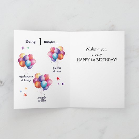 Niedlich Baby Brown Cow Karte (Innenseite)