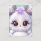 Niedlich Baby Bunny Graphic Telefonnummerkarte (Vorderseite)