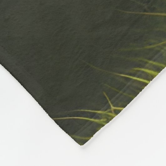 Niedlich Baby Bunny Portrait Fleecedecke (Ecke)