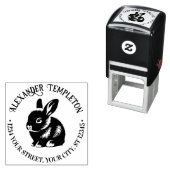 Niedlich Baby Bunny Rabbit Name Rücksendeadresse # Permastempel (Beispiel)