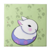 Niedlich Baby Bunny Rabbit Osterbit Fliese (Vorderseite)