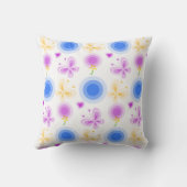 Niedlich Baby Buterfly farbig Kissen (Rückseite)