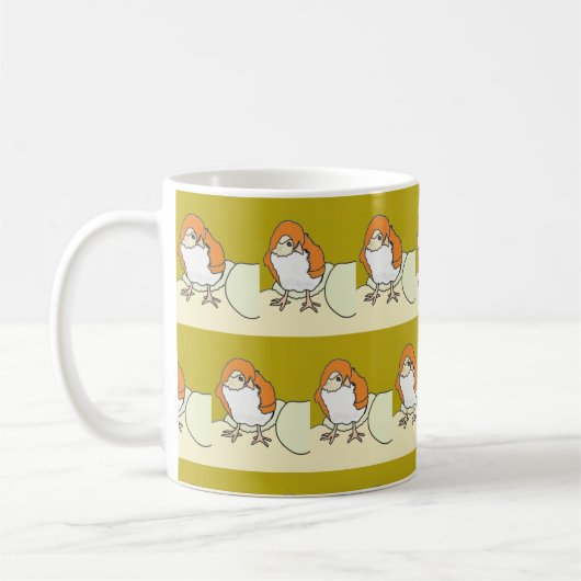 Niedlich Baby Chick Oaster Kaffeetasse (Links)