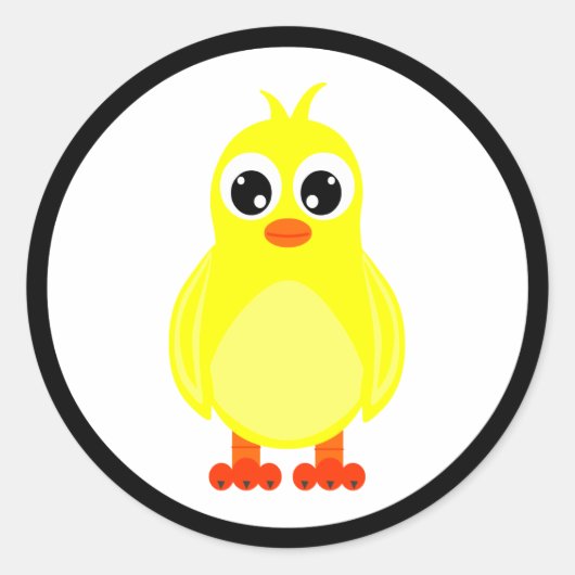 Niedlich Baby Chick Stickers (Vorderseite)