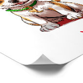 Niedlich Baby Chihuahua Individuelle Name Poster (Ecke)