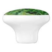 Niedlich Baby Chipmunk Peeking Wildlife Keramikknauf (Seitenansicht)