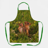 Niedlich Baby Chipmunks Animal Art Schürze (Vorderseite)