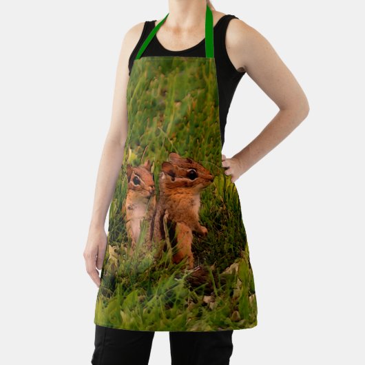 Niedlich Baby Chipmunks Animal Art Schürze (InSitu)
