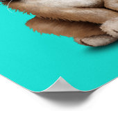 Niedlich Baby Cougar Tragesonne Poster (Ecke)