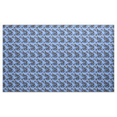 Niedlich Baby Cowboy Blue Rocking Horse Stoff (Yard (91,4 cm))