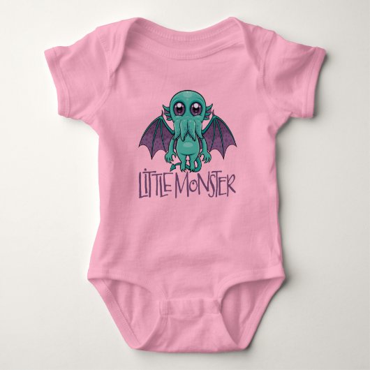 Niedlich Baby Cthulhu Klein Monster Baby Strampler (Vorderseite)