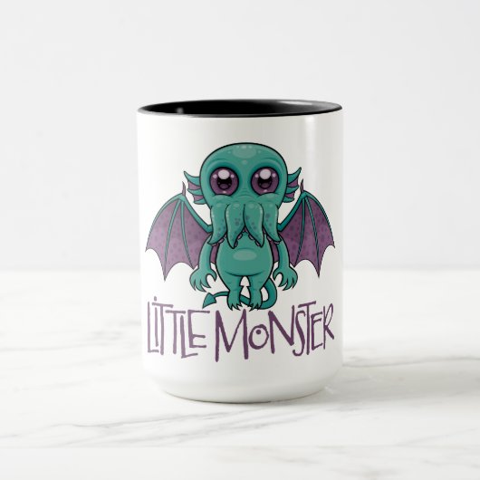 Niedlich Baby Cthulhu Klein Monster Tasse (Zentrum)