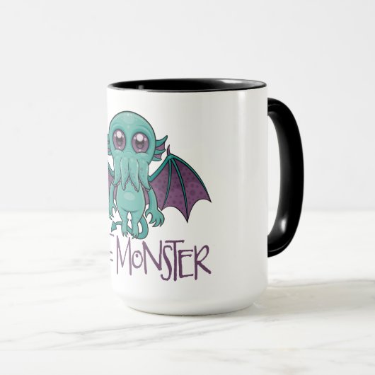Niedlich Baby Cthulhu Klein Monster Tasse (VorderseiteRechts)