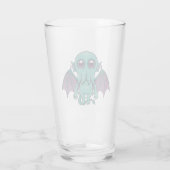 Niedlich Baby Cthulhu Monster Glas (Rückseite)