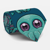 Niedlich Baby Cthulhu Monster Krawatte (Gerollt)