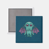Niedlich Baby Cthulhu Monster Magnet (Vorderseite/Rückseite)