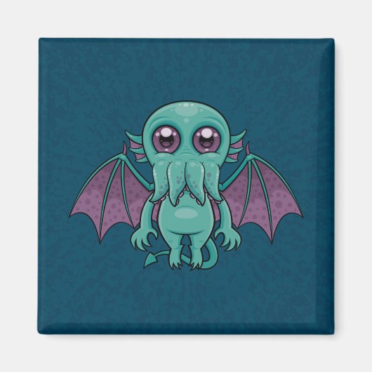 Niedlich Baby Cthulhu Monster Magnet (Vorne)
