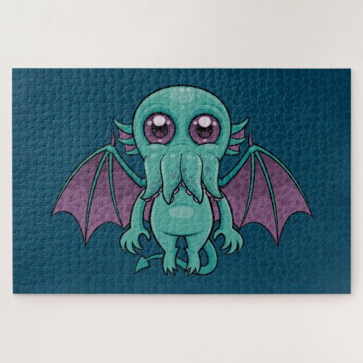 Niedlich Baby Cthulhu Monster Puzzle (Horizontal)