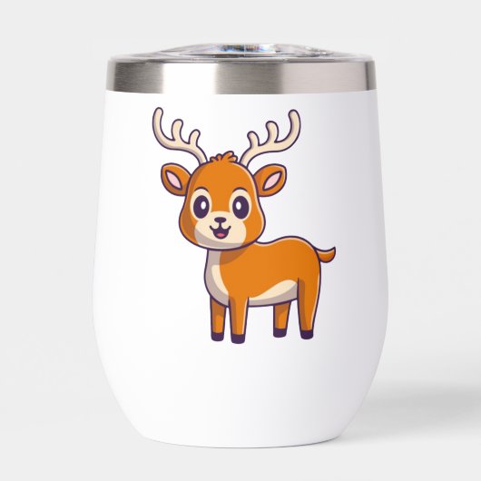 Niedlich Baby Deer Cartoon-23501 (Vorderseite)