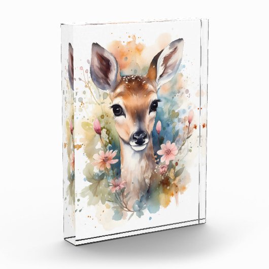 Niedlich Baby Deer Fotoblock (Links)