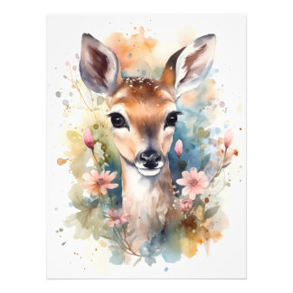 Niedlich Baby Deer Fotodruck