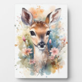 Niedlich Baby Deer Fotoplatte (Vorderseite)