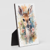 Niedlich Baby Deer Fotoplatte (Seite)