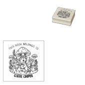 Niedlich Baby Dino Buchzeichen Gummistempel (Stempel)