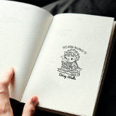 Niedlich Baby Dino Buchzeichen Gummistempel