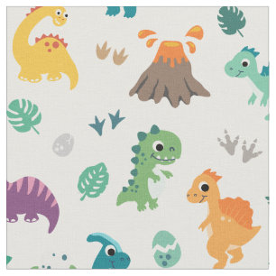 Niedlich Baby Dino Dinosaur Muster Kindergeburtsta Stoff