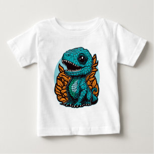 Niedlich Baby Dinosaur Baby T-shirt