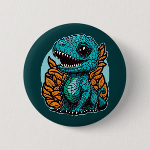 Niedlich Baby Dinosaur Button