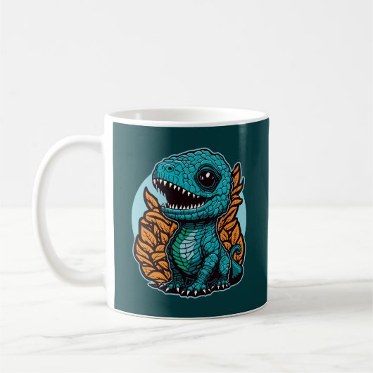 Niedlich Baby Dinosaur Kaffeetasse (Links)