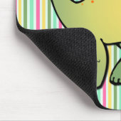 Niedlich Baby Dinosaur Mousepad für ein Mädchen (Ecke)