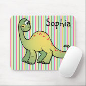 Niedlich Baby Dinosaur Mousepad für ein Mädchen (Mit Mouse)