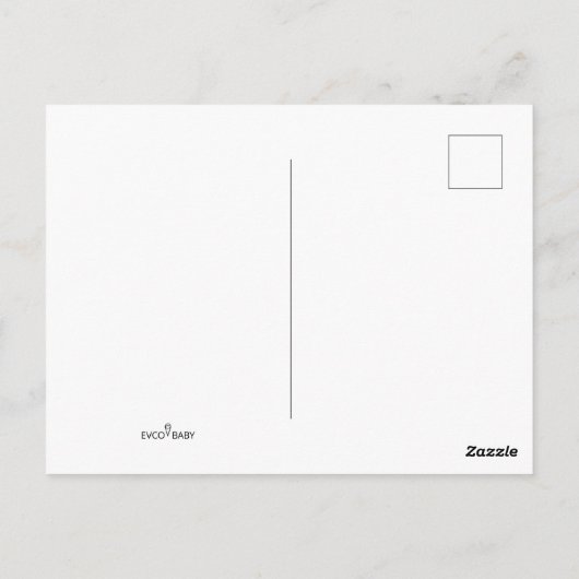 Niedlich Baby Dinosaur Muster Personalisiert Danke Postkarte (Rückseite)