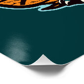 Niedlich Baby Dinosaur Poster (Ecke)