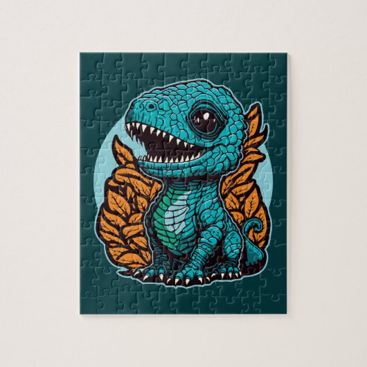 Niedlich Baby Dinosaur Puzzle (Vertikal)