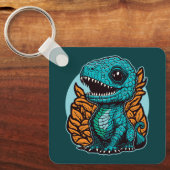 Niedlich Baby Dinosaur Schlüsselanhänger (Vorderseite)