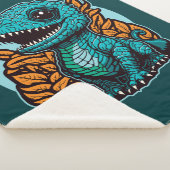 Niedlich Baby Dinosaur Sherpadecke (3/4)