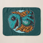 Niedlich Baby Dinosaur Sherpadecke (Vorderseite (Horizontal))