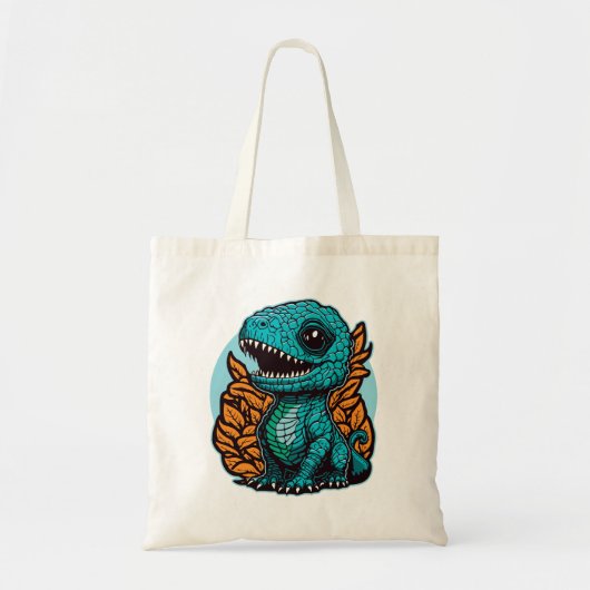 Niedlich Baby Dinosaur Tragetasche (Vorne)