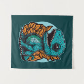 Niedlich Baby Dinosaur Wandteppich (Vorderseite (Horizontal))