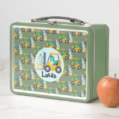 Niedlich Baby Dinosaurier Bau Truckboy B2S Metall Brotdose (Beispiel)